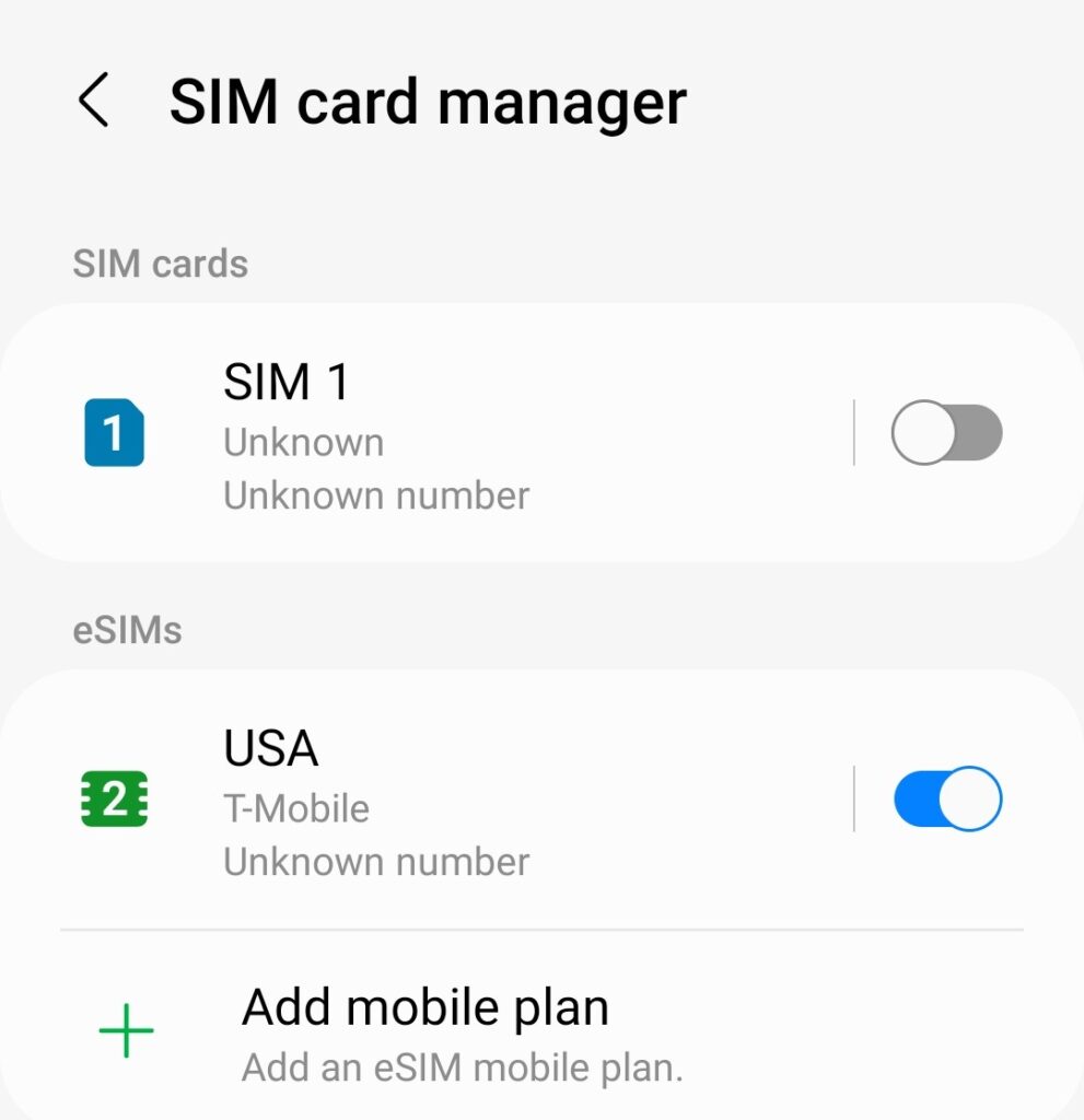 SIM Card Manager